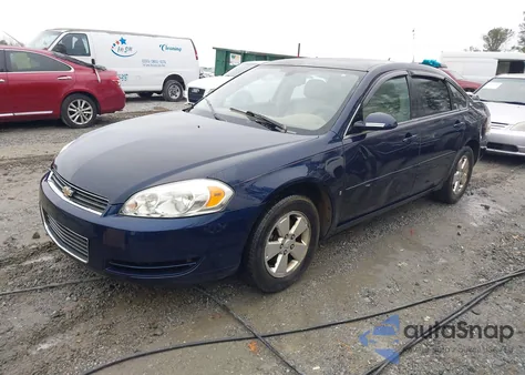 2007 Chevrolet Impala Lt из США, поврежденный, VIN 2G1WT58KX79409877